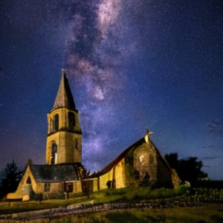 Church under the Milky Way