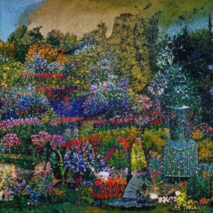 Garden painting